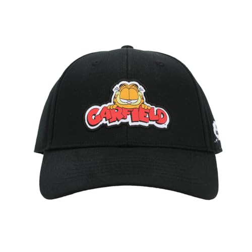 Garfield Character Logo Black Baseball Cap