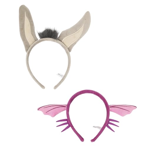Shrek Donkey and Dragon 2 Pack Cosplay Headbands