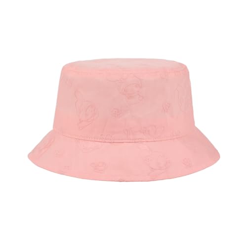 My Melody Line Art Adult Pink Bucket Hat