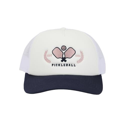 Pickleball Paddles White Foam Trucker Hat