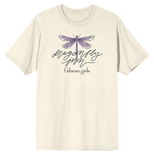 Gilmore Girls Dragonfly Inn Logo Tan Men's T-Shirt