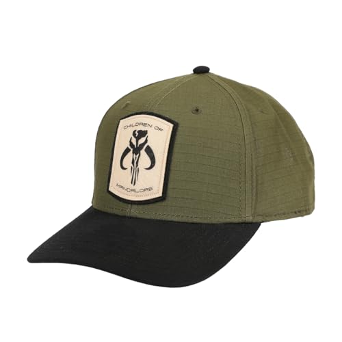The Mandalorian Sublimated Crest Adult Olive Green Trucker Hat