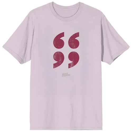 Scott Pilgrim vs. the World Air Quotes on Pink Adult T-Shirt