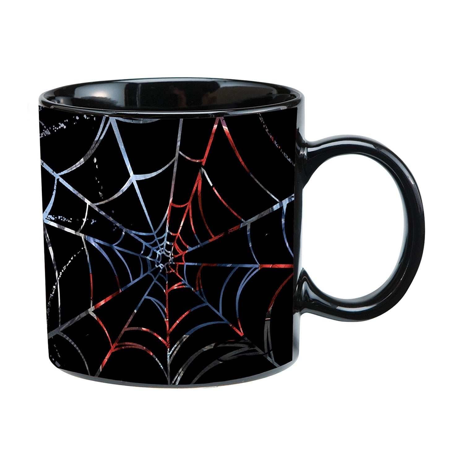 Vandor Marvel Spider-Man 20 Oz Ceramic Heat Reactive Color Changing Mug