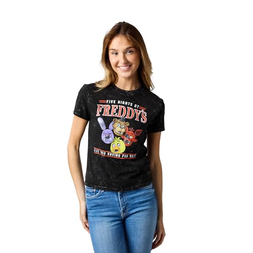 Five Nights At Freddy's Having Fun Yet Women's Cropped Baby Tee