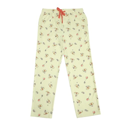 Winnie The Pooh Balloons & Honey Unisex Off-White Sleep Pajama Pants