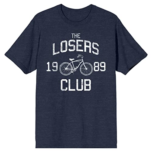 It 1990 The Losers Club Men's Navy Heather T-shirt