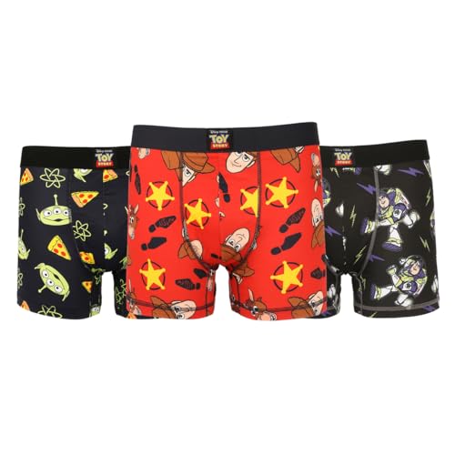 Toy Story Character Prints Men's 3-Pack Boxer Briefs