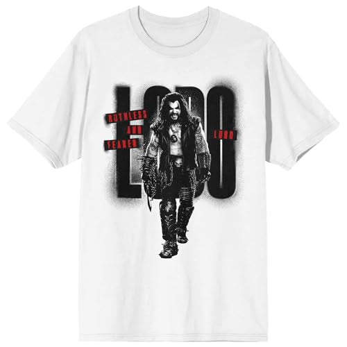 Supergirl Movie (2026) Lobo Ruthless And Feared Character Art Men’s White Crew Neck Short Sleeve T-shirt
