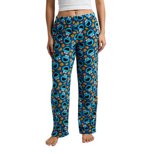 Sesame Street Cookie Monster All-Over Print Women's Sleep Pajama Pants