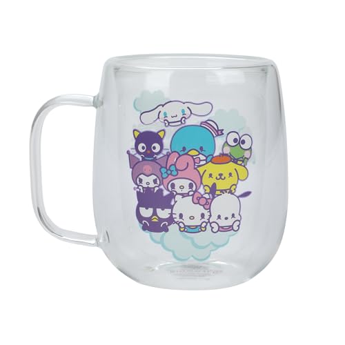 Hello Kitty & Friends 11 Oz. Glass Mug