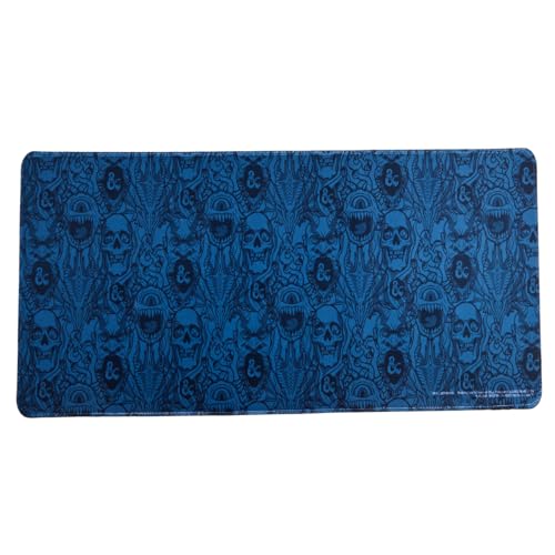 Dungeons & Dragons Monsters All-Over Print 31.5" x 15.5" Blue Desk Mat