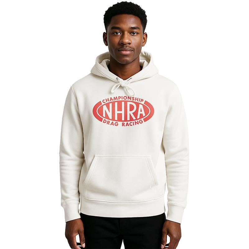 National Hot Rod Association NHRA, Car, Fastest Vehicles, Vintage, SPEED FOR ALL , Championship on White Adult Hoodie