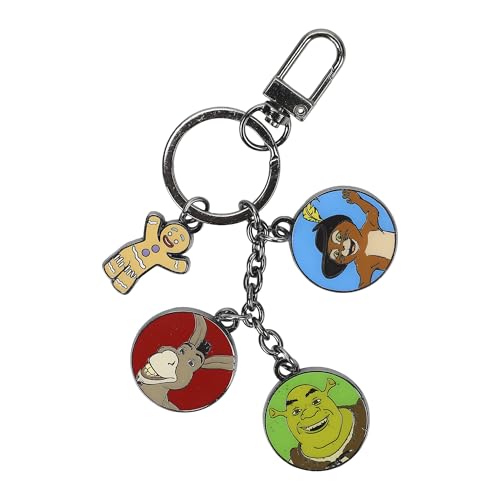 Shrek Favorite Characters Multi Charm Keychain