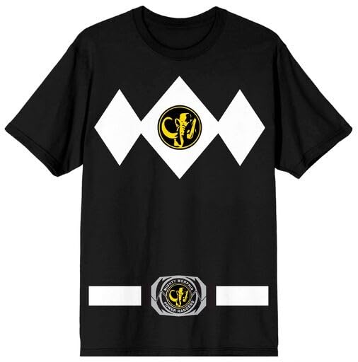 Power Rangers Blue Ranger Men's Blue Crew Neck Short Sleeve Cosplay Tee
