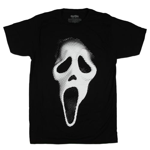 Ghostface Dithers Mask Men's Black T-Shirt