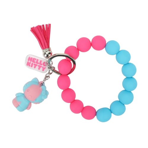 Hello Kitty Beaded Multi-Charm Keychain