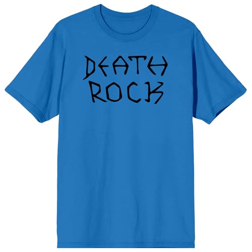 Beavis & Butthead Death Rock Adult Medium Blue Crew Neck Short Sleeve T-shirt