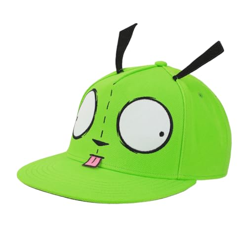 Invader Zim Gir Big Face Green Snapback Hat