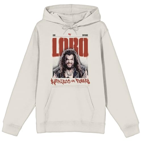 Supergirl Movie (2026) Lobo Ruthless And Feared Graffiti Women’s Sand Long Sleeve Hooded Sweatshirt