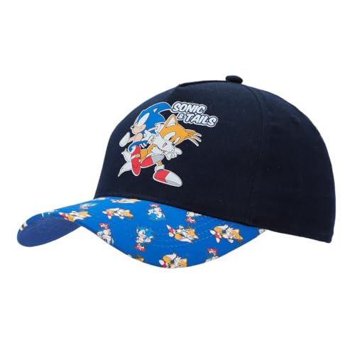 Sonic The Hedgehog Sonic & Tails Youth Blue Traditional Adjustable Hat