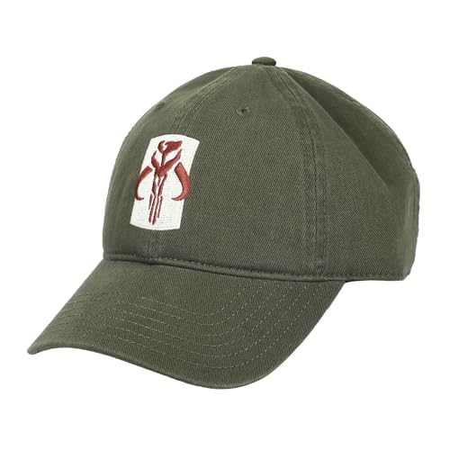 Star Wars Boba Fett's Mandalorian Logo Washed Cotton Twill Dad Cap