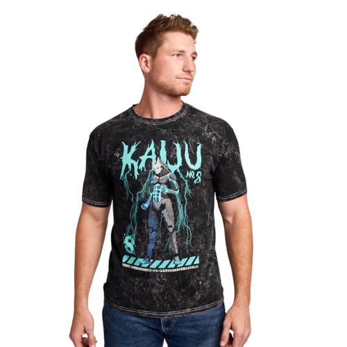 Kaiju No. 8 Kauu Men's Black Cloud Wash Short Sleeve Tee