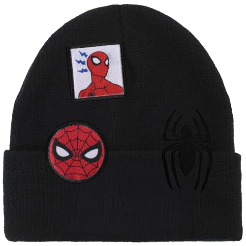 Spider-Man Classic Thwip Thwip Adult Ribbed Knit Beanie