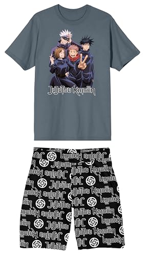 Jujutsu Kaisen Group Shot Men's 2-Pack Pajama Set