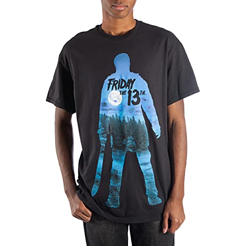 Friday the 13th Jason Voorhees Men's Black Graphic T-shirt