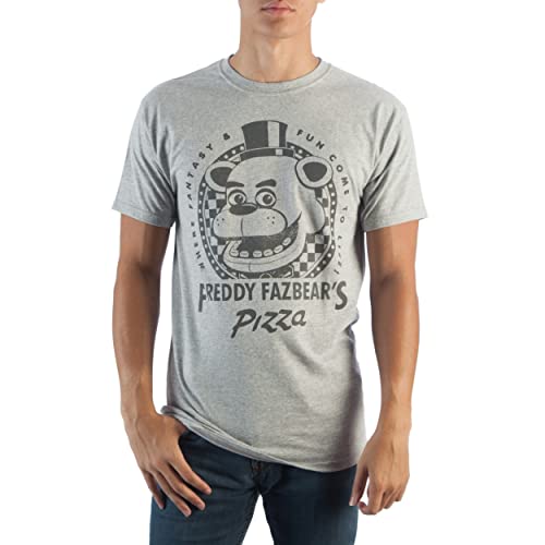 Five Nights at Freddy's I Survived Graphic Print Men's Red T-shirt