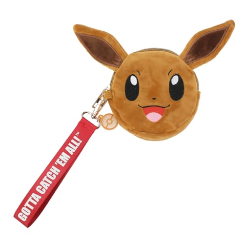 Pokemon Eevee 5.12" Coin Pouch Wristlet Wallets