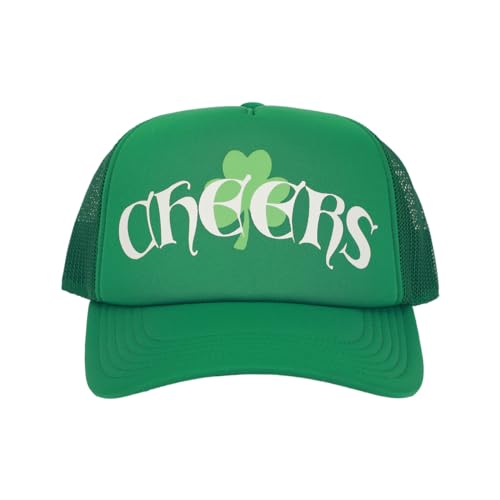 St. Patrick's Day Cheers Green Trucker Hat