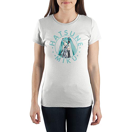 Hatsune Miku Japanese Cartoon Shirt Juniors Graphic Tee