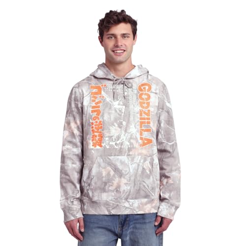 Godzilla King of the Monsters Men's Double-Sided Hoodie With Kangaroo Pocket