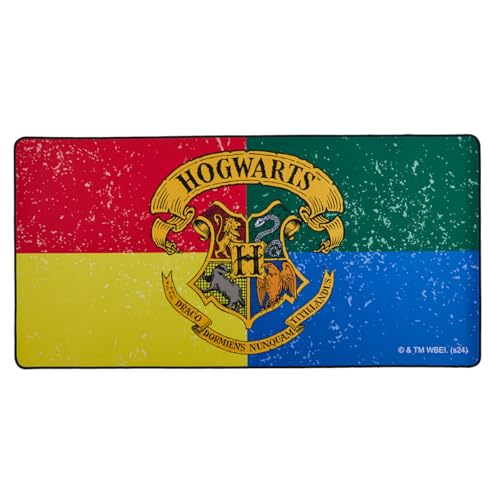 Harry Potter Hogwarts Crest 31.5" x 15.5" Desk Mat
