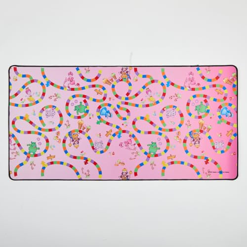 Candyland Game Board 31.5" x 15.5" Pink Desk Mat
