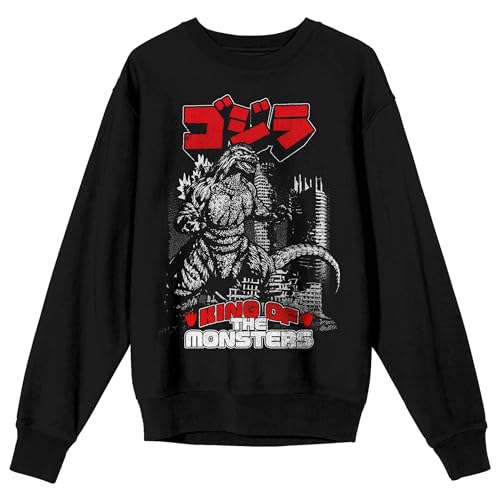 Godzilla Classic King of the Monsters Adult Crew Neck Sweatshirt