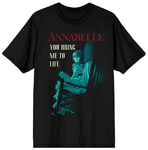 Annabelle You Bring Me To Life Women's Black Graphic Tee