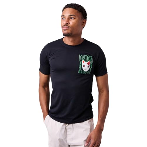 Demon Slayer Chachamaru Men's Black Short Sleeve Performance Dri-Fit Gym Tee