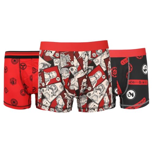 One Piece Character Sketches Men's 3-Pack Boxer Briefs