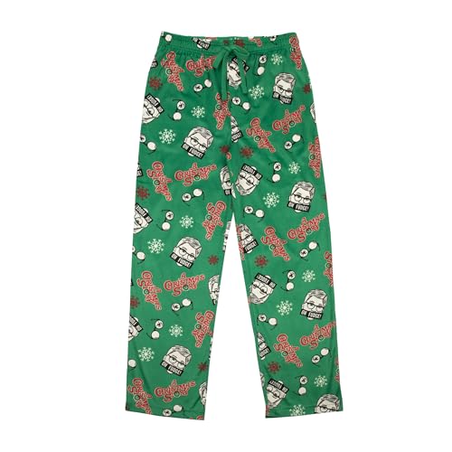 Men's Adult A Christmas Story Green Holiday Sleep Pants - Cozy Christmas Sleepwear