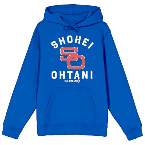 MLBPA SO Shohei Ohtani Adult Royal Blue Long Sleeve Hooded Sweatshirt