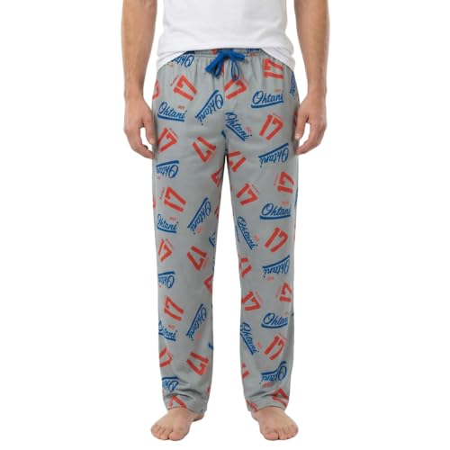 MLBPA Shohei Ohtani 17 Men's Gray Sleep Pajama Pants