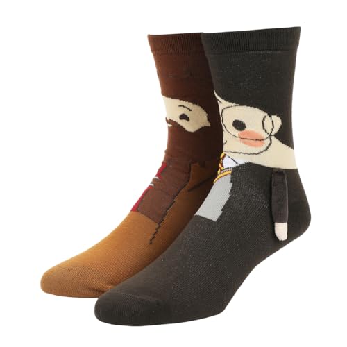 Harry Potter Harry & Hagrid Women's Casual Crew Socks With 3D Arms