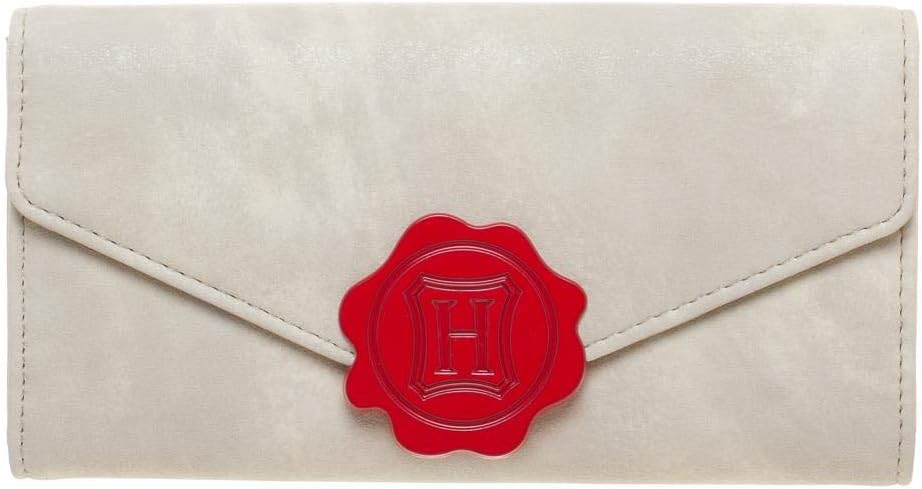 Hogwarts Letter w/ Crest Seal One Size Fits Most Faux Leather Wallet
