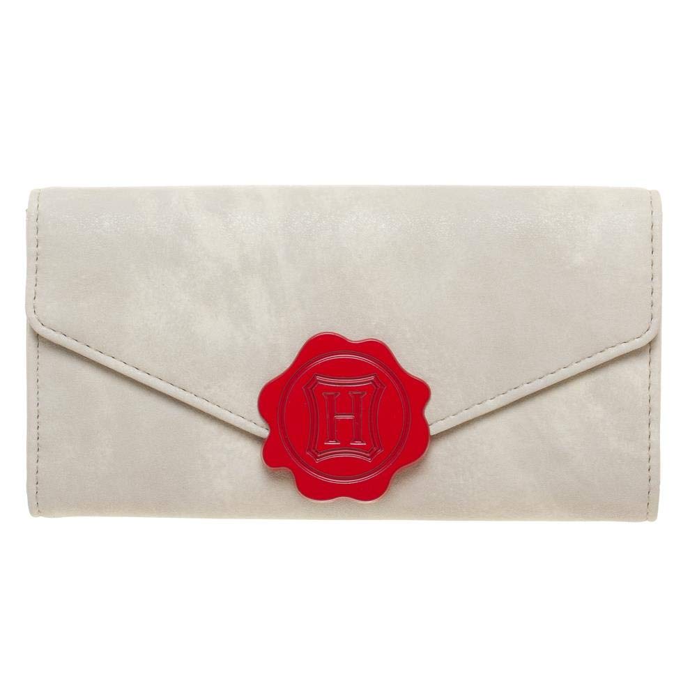 Hogwarts Letter w/ Crest Seal One Size Fits Most Faux Leather Wallet