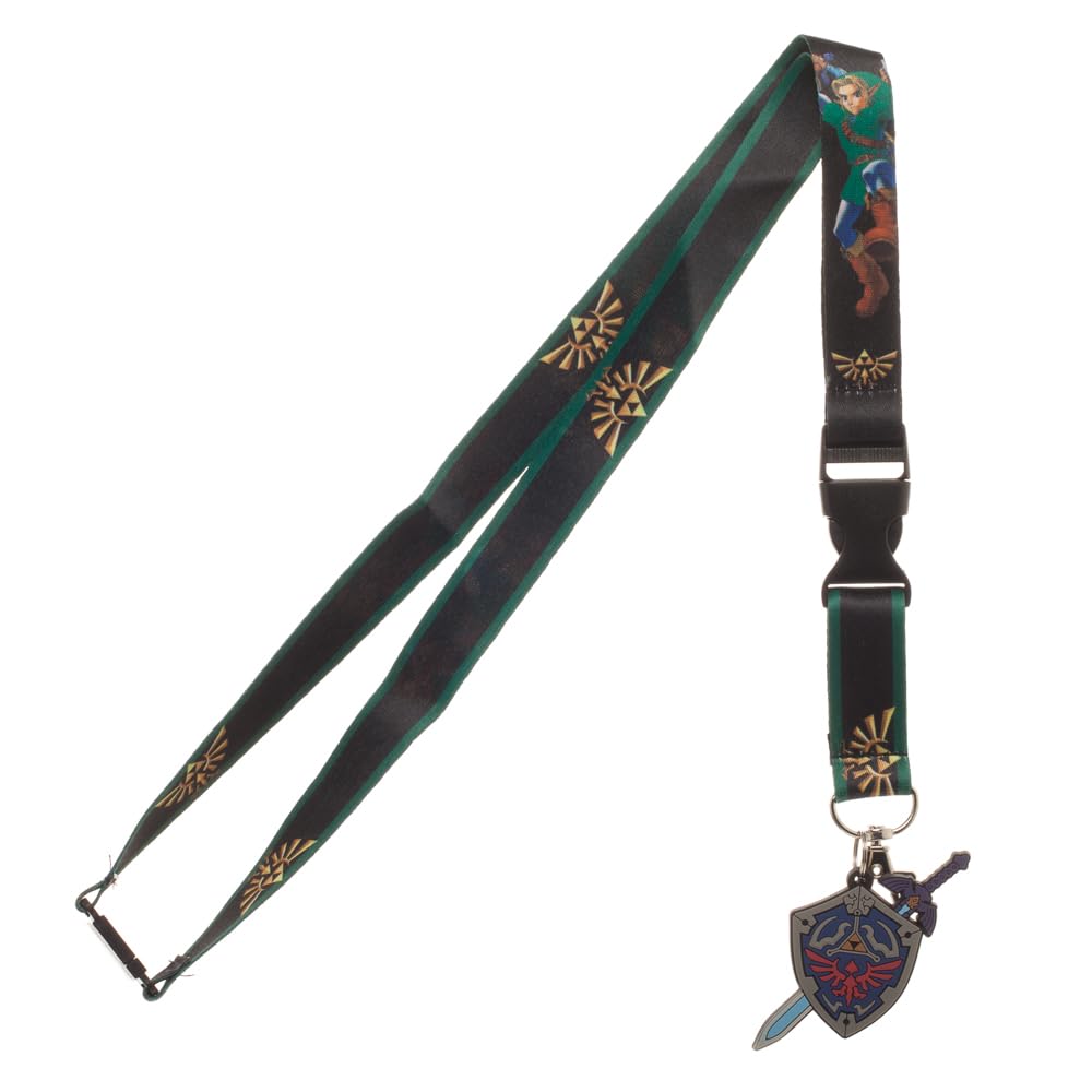 The Legend Of Zelda NTN Zelda With Rubber Charm & Sticker Lanyard