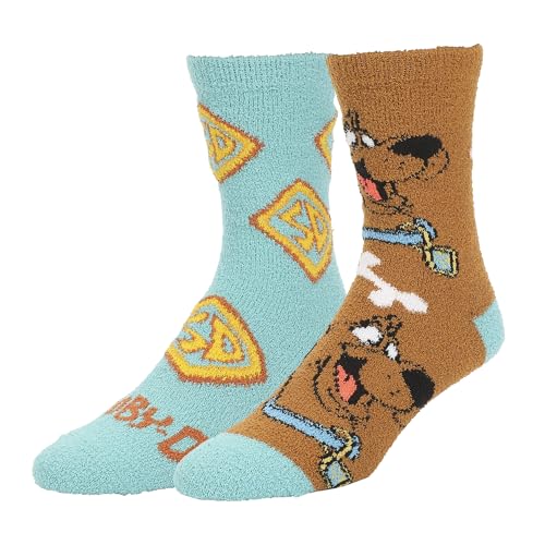 Scooby Doo SD Womens Chenille Cozy Crew Socks