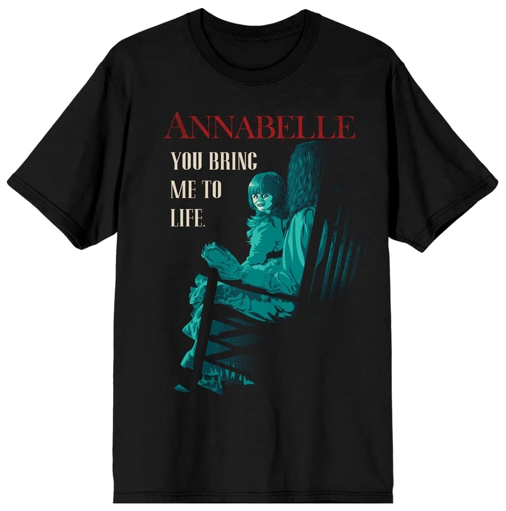 Annabelle You Bring Me To Life Women's Black Graphic Tee